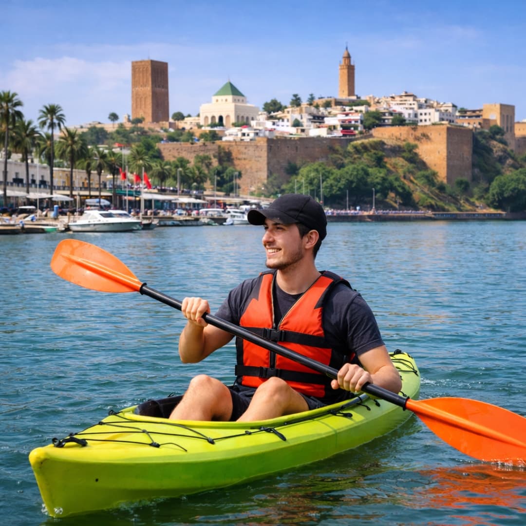 Balade en Kayak dans l'océan 2